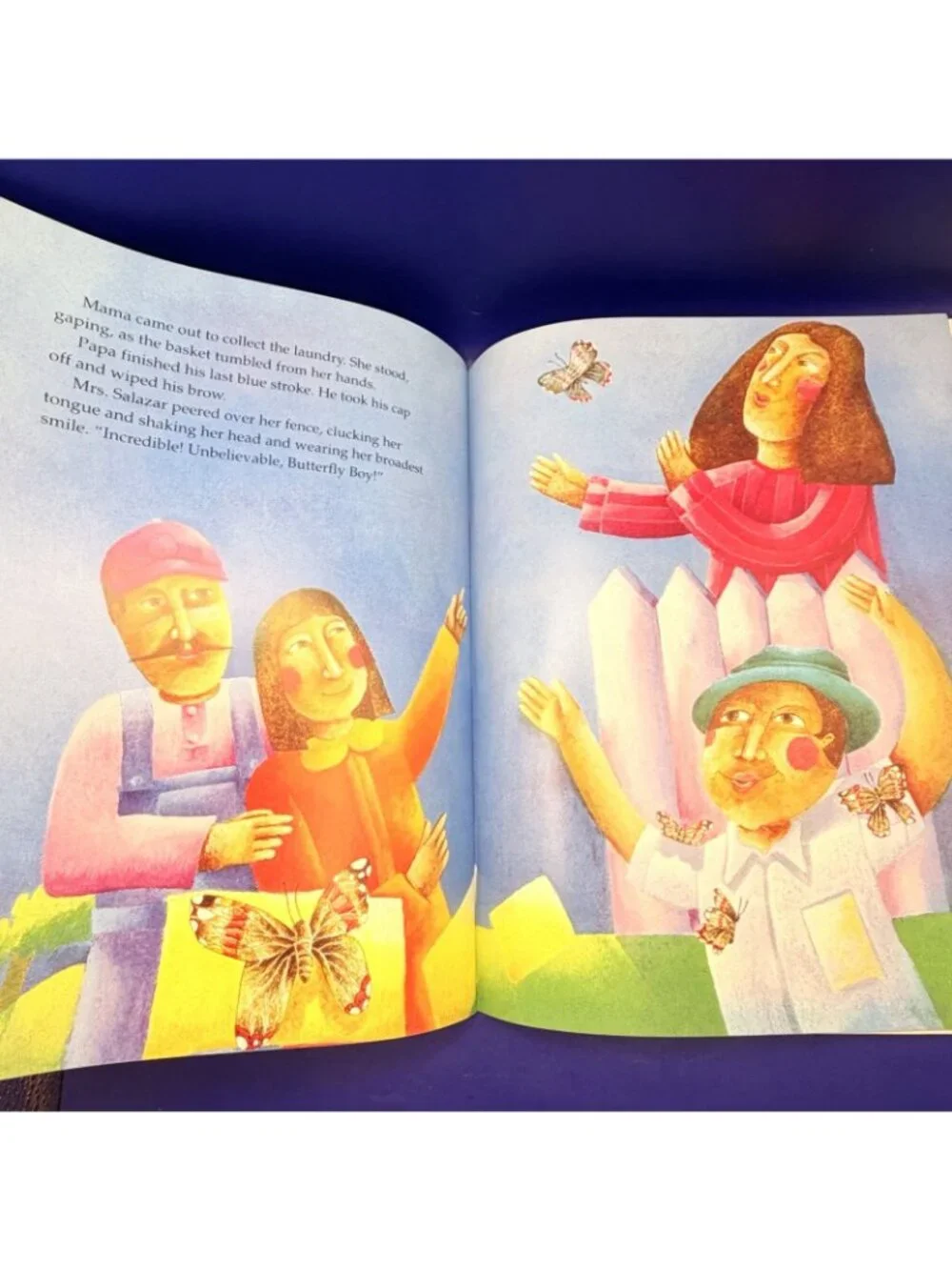 Butterfly Boy Virginia Kroll PB Scholastic Latino Multicultural Family Reading